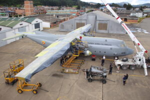 Instalación de Motores de la aeronave C-130