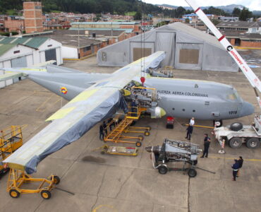 Instalación de Motores de la aeronave C-130