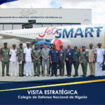 Visita oficial del Colegio de Defensa Nacional de Nigeria.